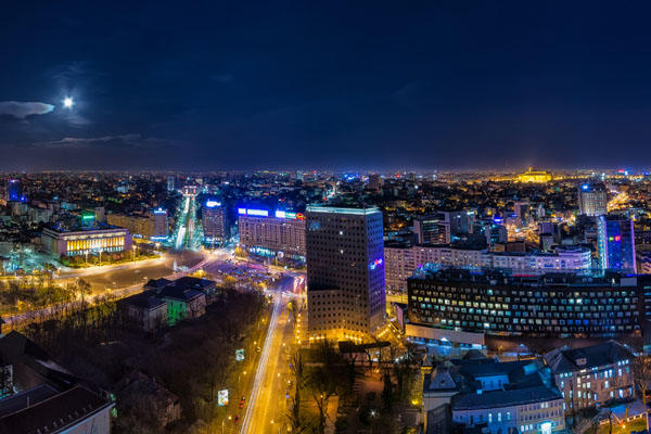 Bukareszt nocą
