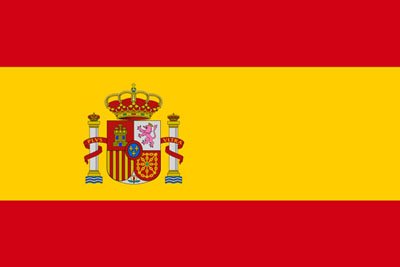 Flaga Hiszpanii z Herbem