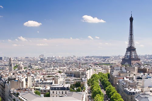Francja - Paryz panorama