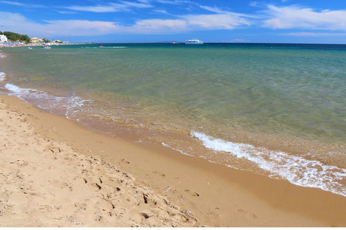 Grecka Wyspa Korfu - plaża